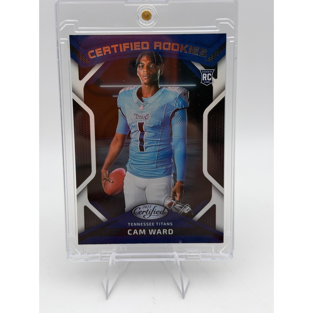 2025 Panini Certified Cam Ward Tennessee Titans Rookie Card CRK-CWD RC